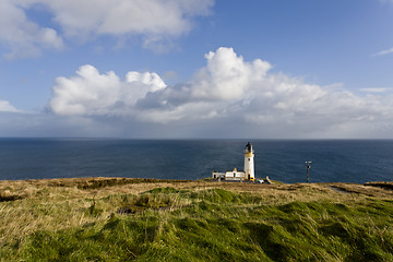 Image showing lighthouse at scotlands coast