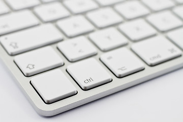 Image showing Aluminium keyboard