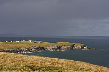 Image showing coastal landscape on scottish isle
