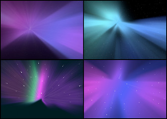 Image showing Collection of Abstract Backgrounds