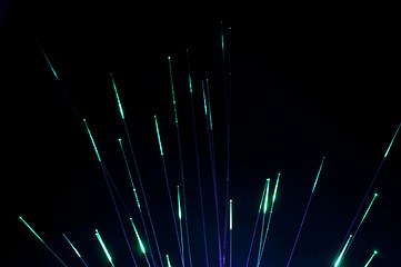 Image showing Optical fibers