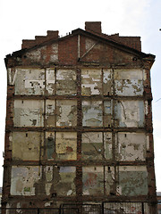 Image showing The Wall of ruinous building