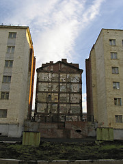 Image showing The Wall of ruinous building