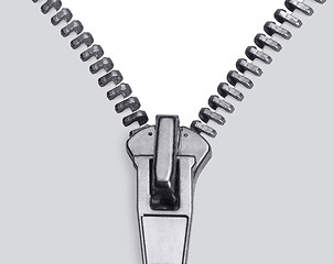 Image showing zipper closeup