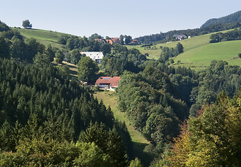 Image showing idyllic sunny Black Forest scenery