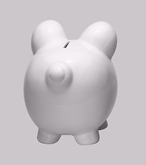 Image showing white porcelain piggybank