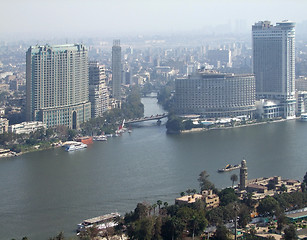 Image showing Cairo aerial view