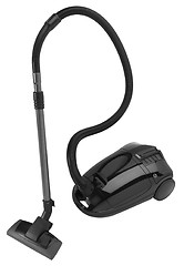 Image showing black vacuum cleaner