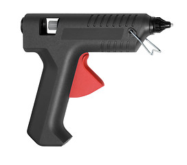 Image showing black hot glue gun