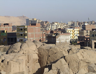 Image showing stone pit near Aswan