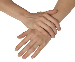 Image showing feminine hands