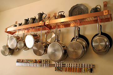 Image showing Hanging Pots and Pans 1