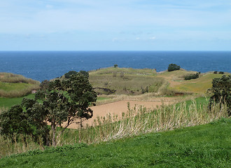 Image showing coastal scenery at the Azores