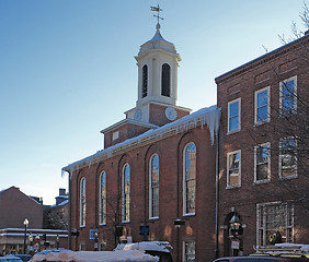 Image showing Boston city detail at winter time