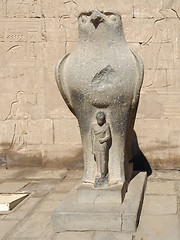 Image showing Horus sculpture in Egypt