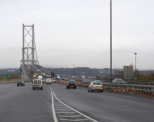 Image showing road and bridge near Edinburgh