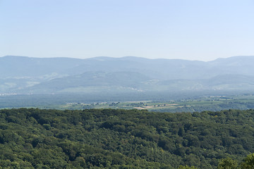 Image showing panoramic aerial view around Liliental
