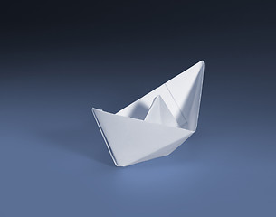 Image showing paper ship