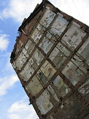 Image showing The Wall of ruinous building