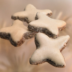 Image showing christmas theme with cinnamon stars