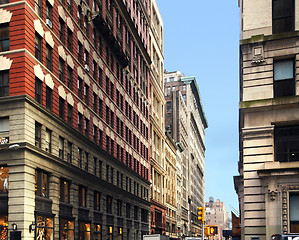 Image showing New York street scenery