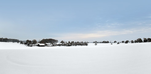 Image showing rural winter scenery in Southern Germany