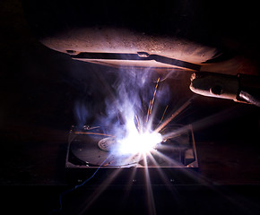 Image showing welding scenery