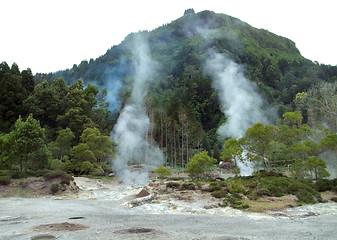 Image showing hot spring at the Azores