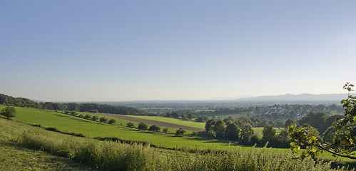 Image showing idyllic panoramic view around Emmendingen