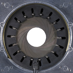 Image showing old aperture closeup