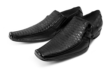 Image showing pair of dark shoes