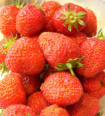 Image showing Strawberries