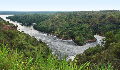 Image showing Murchison Falls panoramic view