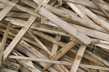 Image showing wooden chaos detail