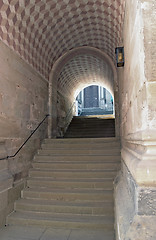 Image showing stairway at the Comburg