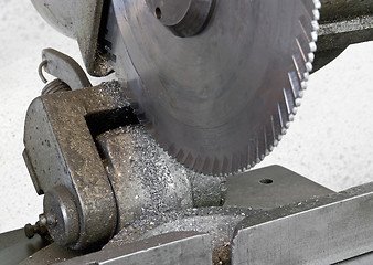 Image showing drop saw detail