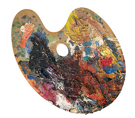 Image showing painting palette