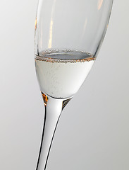 Image showing detail of a champagne glass