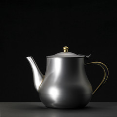 Image showing metallic tea pot