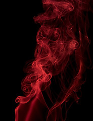 Image showing red smoke detail