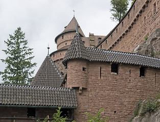 Image showing architectural detail at Haut-Koenigsbourg Castle
