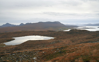 Image showing lakes and hills in Scotland