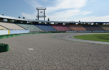 Image showing racetrack curve