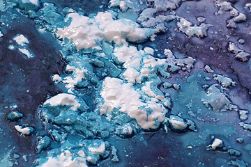 Image showing abstract wet paint closeup