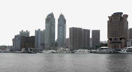 Image showing Shanghai at Huangpu River