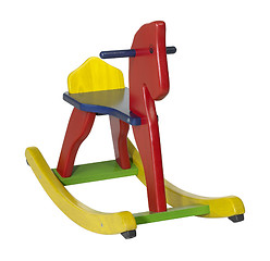 Image showing rocking horse sideways