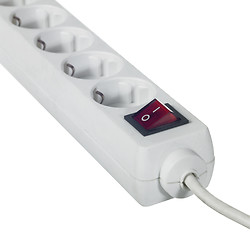 Image showing white multiple socket detail