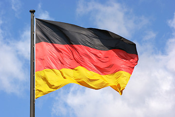 Image showing german flag and sky