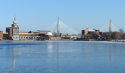 Image showing Boston scenery in sunny ambiance