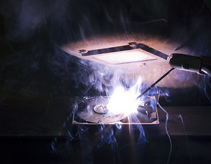 Image showing welding scenery